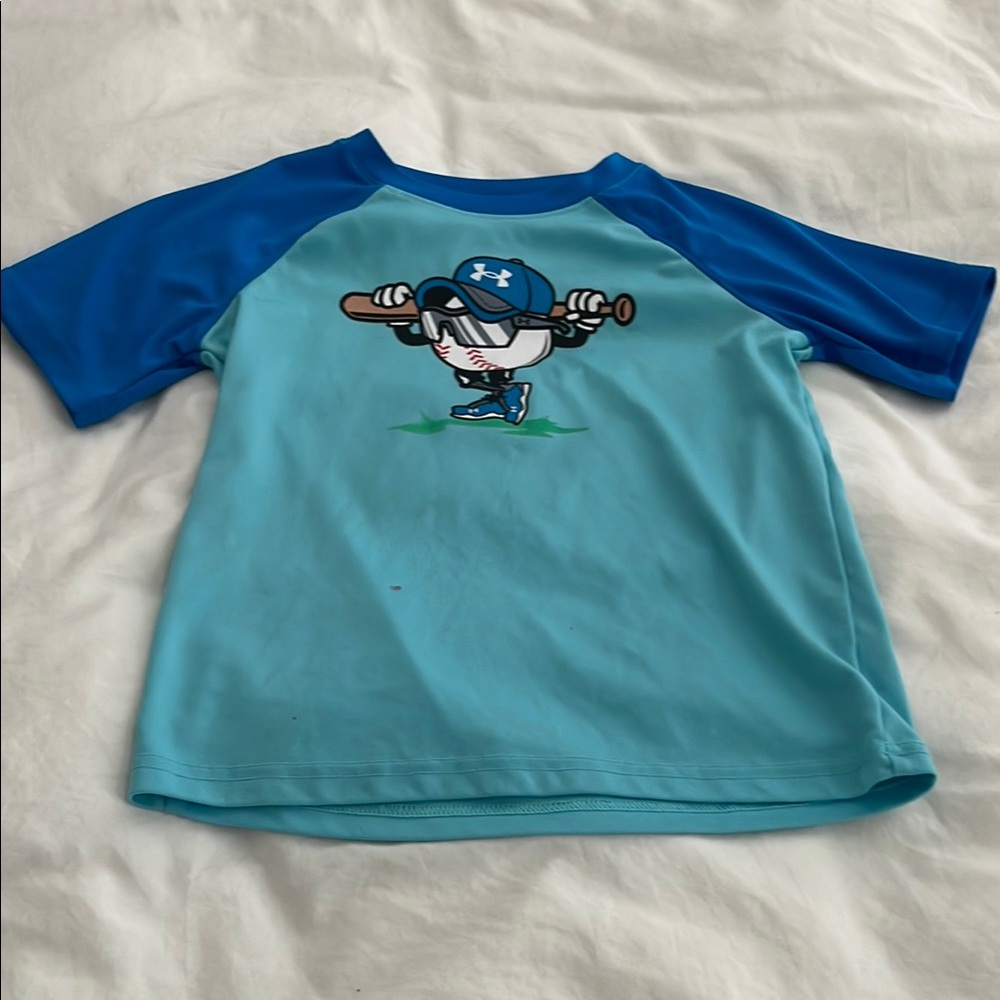 Under Armour Blue Rashguard Swim Shirt